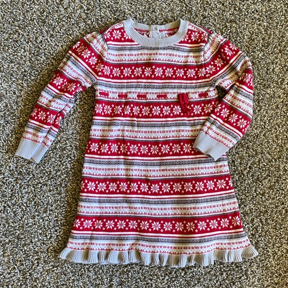 Girls 18-24m Gymboree Christmas Sweater Dress